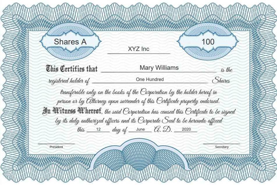 What is a share certificate or stock certificate? | Eqvista